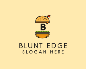 Burger Sandwich Resto logo design