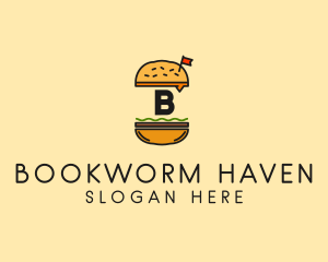 Burger Sandwich Resto logo design