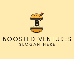 Burger Sandwich Resto logo design