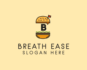 Burger Sandwich Resto logo design