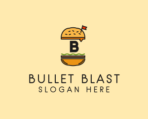 Burger Sandwich Resto logo design