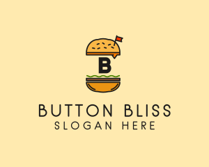 Burger Sandwich Resto logo design