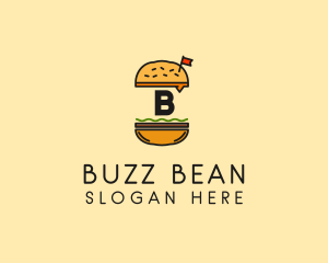 Burger Sandwich Resto logo design