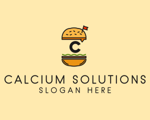 Burger Sandwich Resto logo design