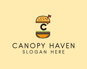 Burger Sandwich Resto logo design