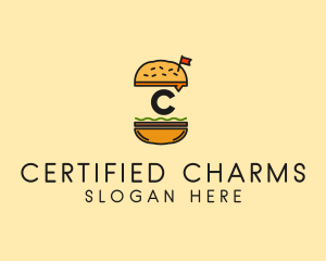 Burger Sandwich Resto logo design