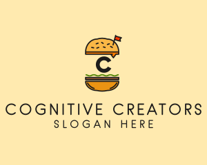 Burger Sandwich Resto logo design