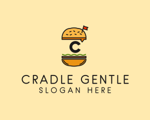 Burger Sandwich Resto logo design