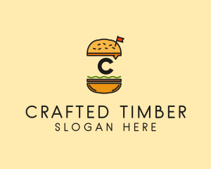 Burger Sandwich Resto logo design