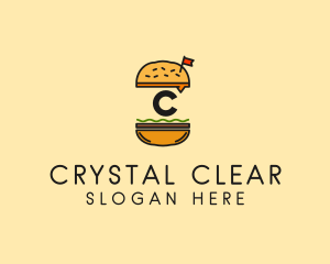 Burger Sandwich Resto logo design