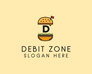 Burger Sandwich Resto logo design