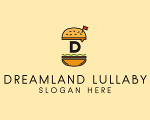 Burger Sandwich Resto logo design