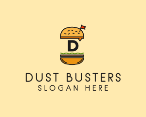 Burger Sandwich Resto logo design