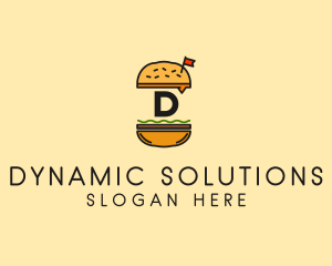 Burger Sandwich Resto logo design