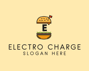 Burger Sandwich Resto logo design