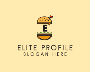 Burger Sandwich Resto logo design