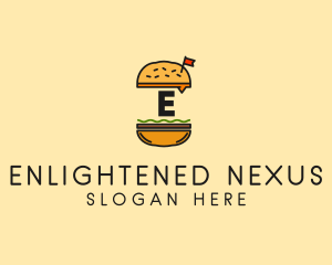 Burger Sandwich Resto logo design