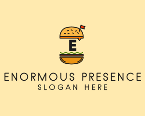 Burger Sandwich Resto logo design