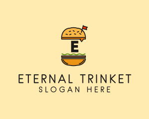 Burger Sandwich Resto logo design