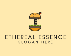 Burger Sandwich Resto logo design