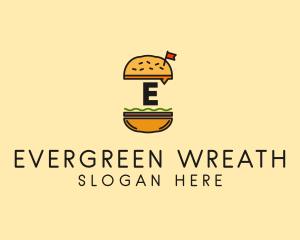 Burger Sandwich Resto logo design