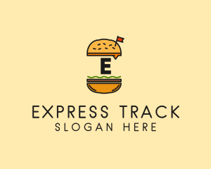 Burger Sandwich Resto logo design