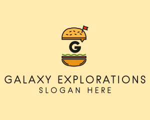 Burger Sandwich Resto logo design