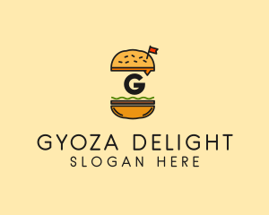 Burger Sandwich Resto logo design