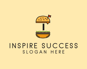 Burger Sandwich Resto logo design