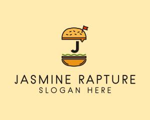 Burger Sandwich Resto logo design