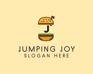 Burger Sandwich Resto logo design