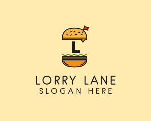 Burger Sandwich Resto logo design