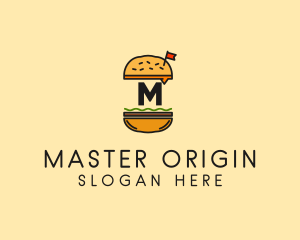 Burger Sandwich Resto logo design