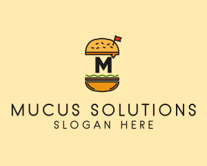 Burger Sandwich Resto logo design