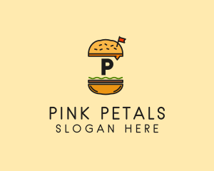 Burger Sandwich Resto logo design