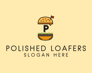 Burger Sandwich Resto logo design