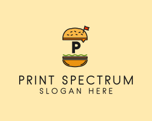 Burger Sandwich Resto logo design