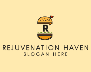 Burger Sandwich Resto logo design