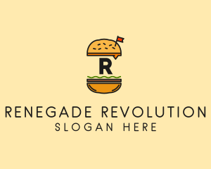 Burger Sandwich Resto logo design