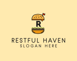 Burger Sandwich Resto logo design