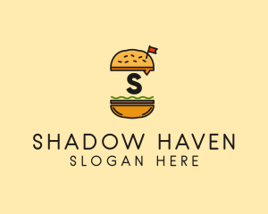 Burger Sandwich Resto logo design