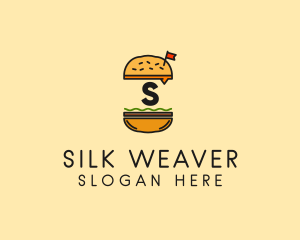 Burger Sandwich Resto logo design