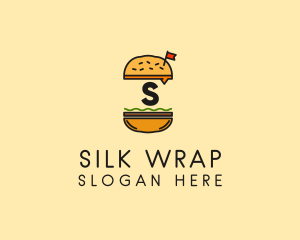 Burger Sandwich Resto logo design