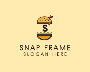 Burger Sandwich Resto logo design