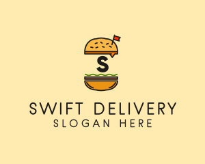 Burger Sandwich Resto logo design