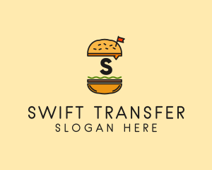 Burger Sandwich Resto logo design