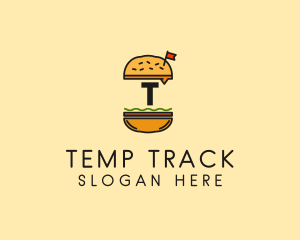 Burger Sandwich Resto logo design