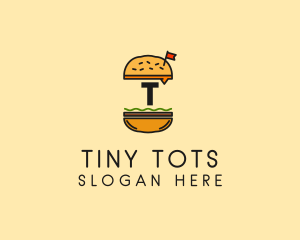 Burger Sandwich Resto logo design