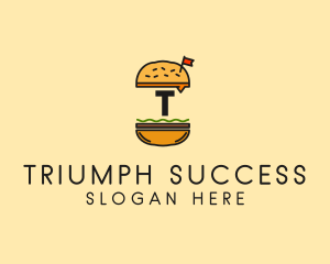 Burger Sandwich Resto logo design