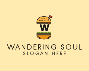 Burger Sandwich Resto logo design